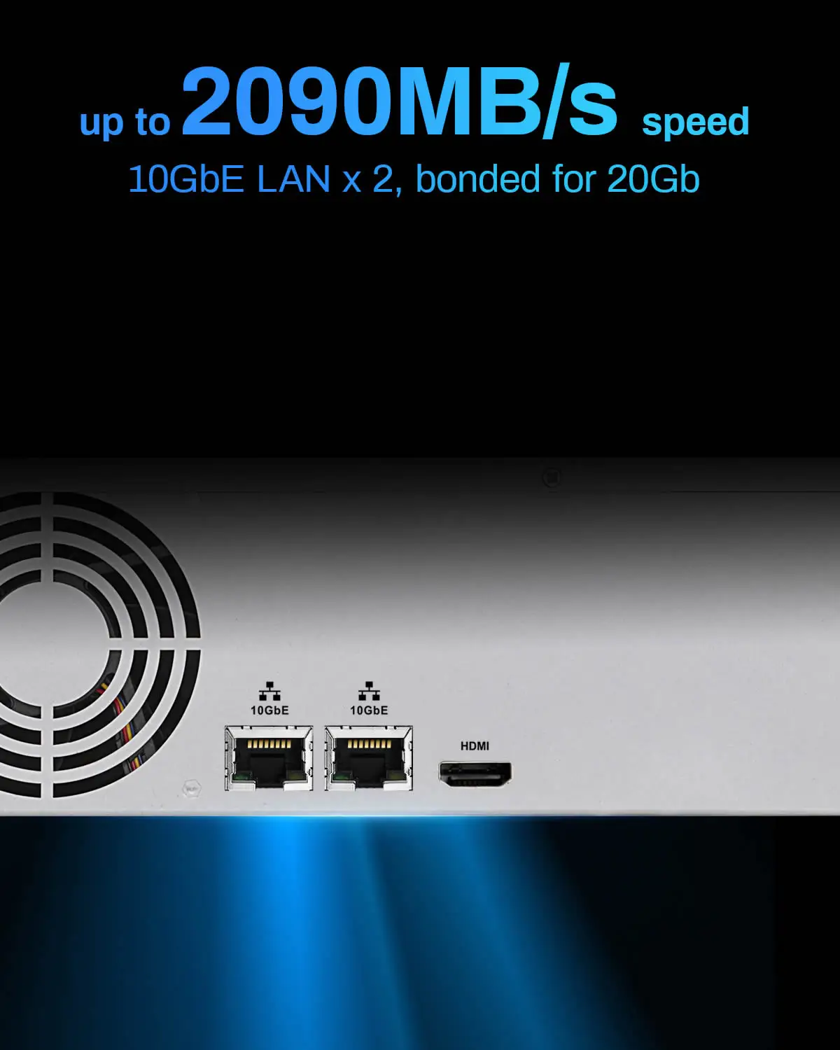 TERRAMASTER U8-500 플러스 NAS 스토리지, 8 베이 코어 i7 1255U, 10 코어 CPU, 16GB DDR5, 네트워크 연결 스토리지 (디스크리스)
