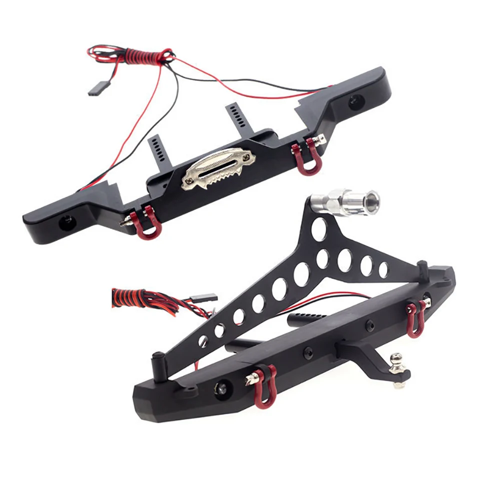 

Новый металлический передний и задний бампер для 1/10 RC Crawler Axial SCX10 III 90046 AXI03007 Traxxas TRX-4 детали для обновления