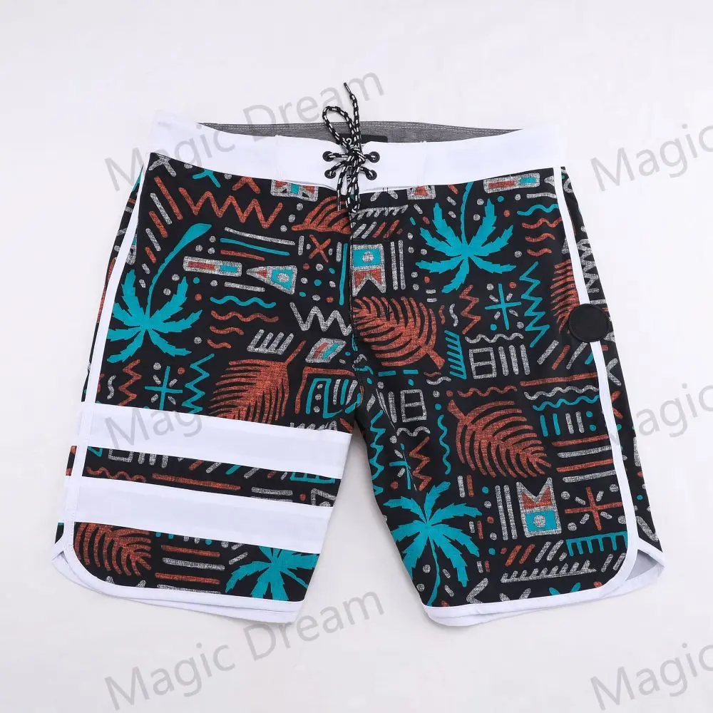 2024 New Summer Fashion Men Board Shorts Bermuda Beach Shorts Swim Shorts For Men Waterproof Quick Dry Swimwear New Color 3