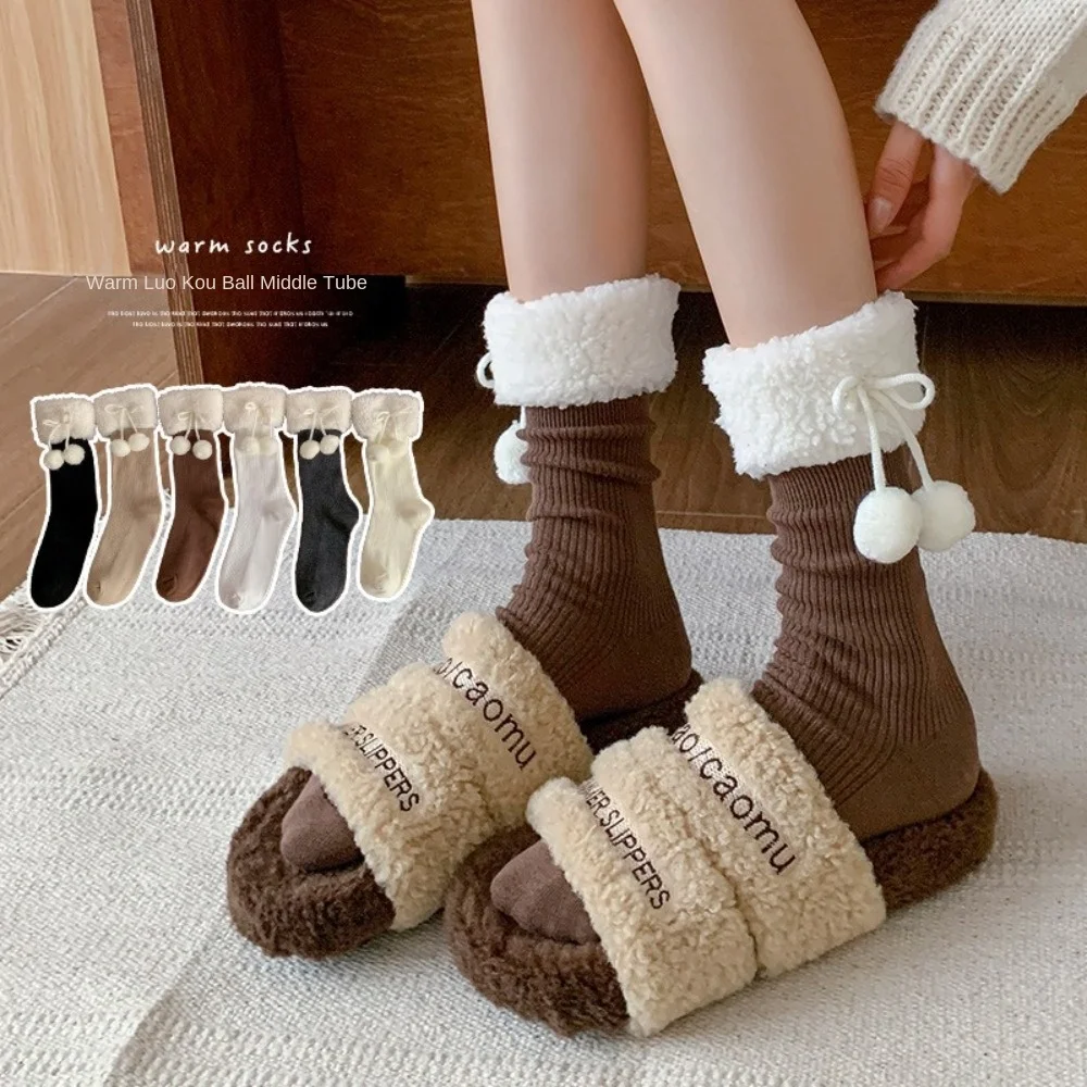 Cotton Snow Boot Socks for Women
