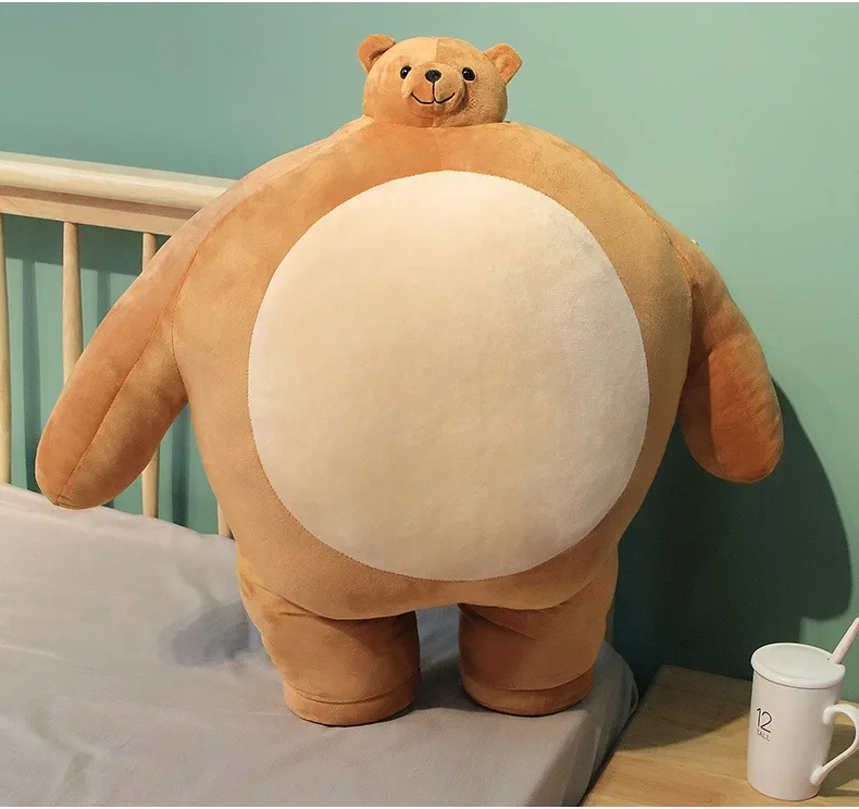 Cute little bear doll funny big body kingdom doll bear plush toy pillow gift plush toy Companion doll multifunction 6