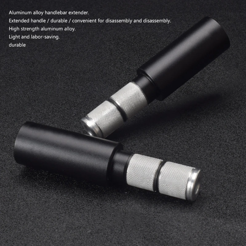 1Pair Bike Handlebar Extension Adjustable Aluminum Alloy Handlebar Extender Improve Comfort and Stability During Riding 69HD
