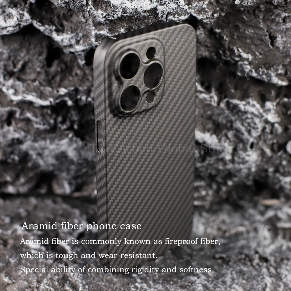 iphone 12 pro flip case YTF-Carbon Carbon fiber phone case For iphone 14 Pro Max Aramid fiber Anti-fall busines cover iphone 14 Pro iphone 12 pro leather case