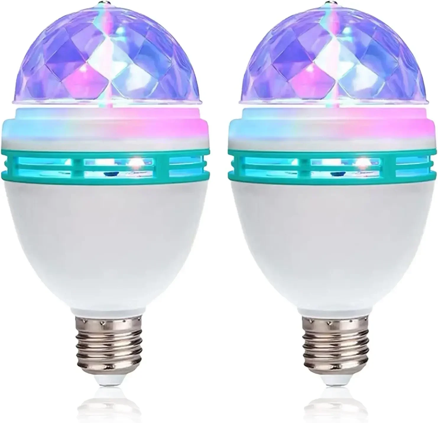 Disco light E27 Rotating RGB Party Lamp LED Strobe Light Crystal Disco Bulb for Birthday Party Club Bar KTV Halloween Christmas