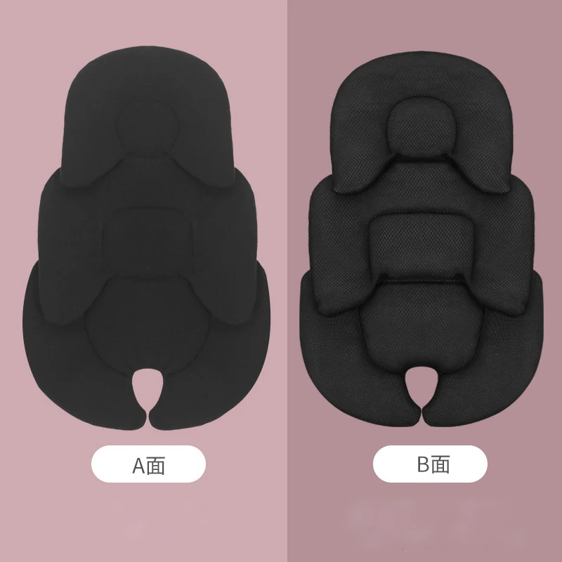 유모차 쿠션 카시트 삽입 머리 목 지지대 베개 매트리스, 통기성 메쉬 라이너 매트, 유모차 보온 매트리스