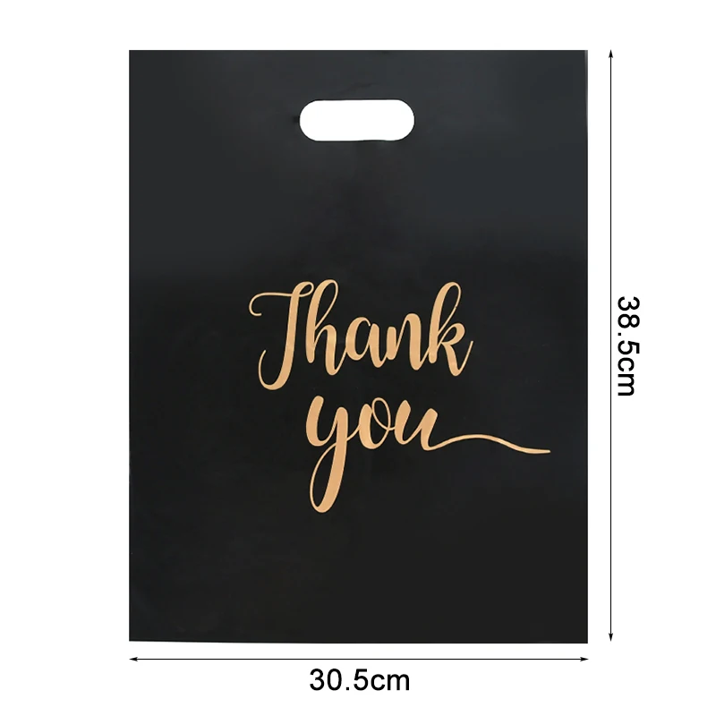 1020 шт., многоразовые пластиковые пакеты с надписью «Thank You» (art.: 3920c44fa06d4) - 3920c44fa06d4