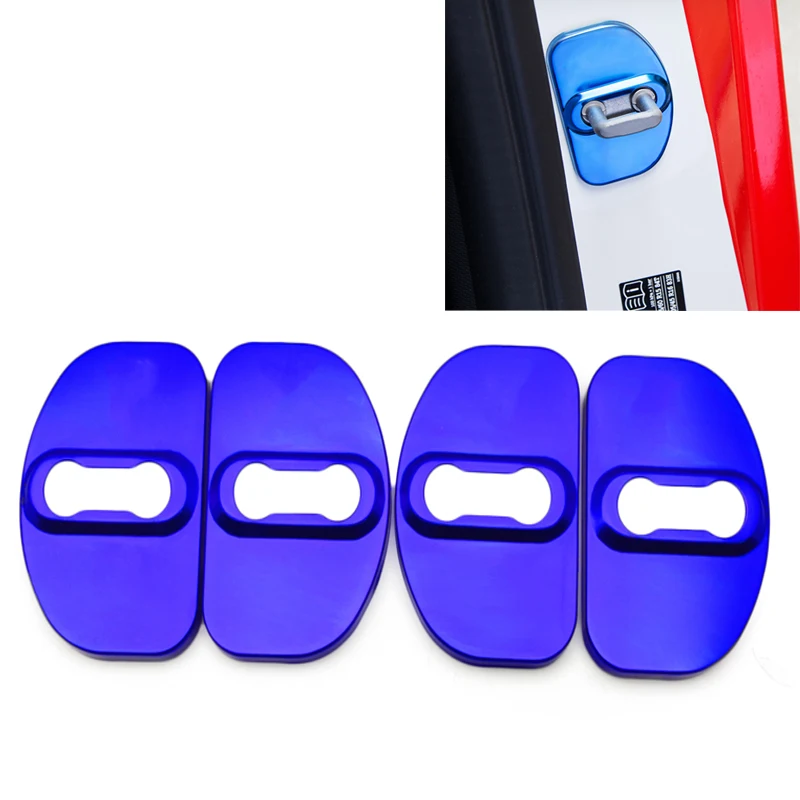 

1 Set Anti-rust Car Door Lock Protection Cover Cap Fit for Benz Smart 451 Fortwo 453 Forfour Automobile Styling Accessories