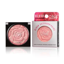 

1 Pc Delicate Silky Peach Pink Blush Palette Mineral Powder Red Rouge Natural Lasting Brighten Nude Blush Palette Face Makeup