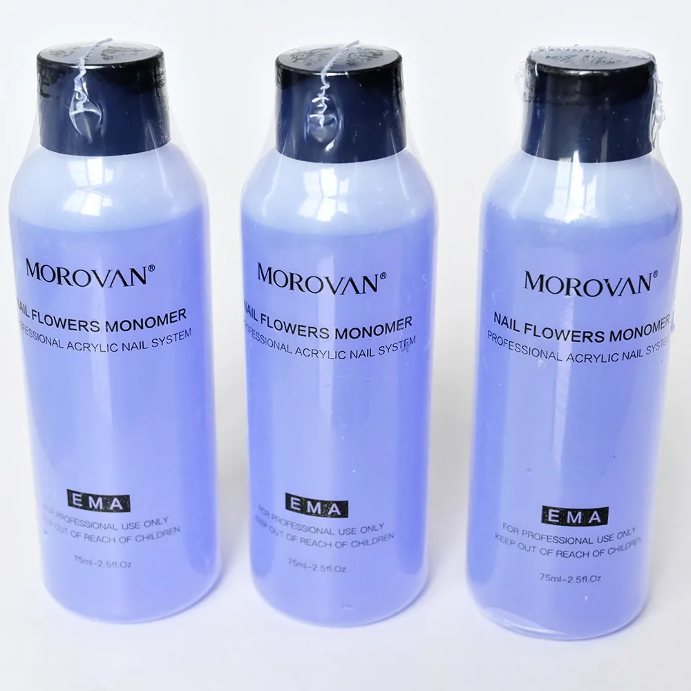 2.5OZ EMA Acrylic Liquid Monomer 40/75ML Nail Acrylic Crystal Liquid For Manicure Build Acrylic Powder Extension/Dipping Tools 2