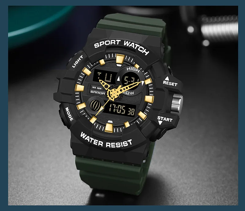 Wristwatch for Men Women Lover Military Watches Clock Women's Men's Digital Watch Quartz Steeldive Waterproof Dropshipping