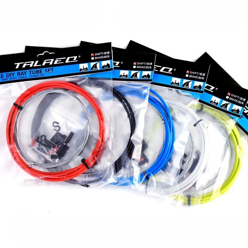 

TRLREQ Wire For Bicycle Bike Shifters Derailleur Brake Cables Shift Cable Tube 4mm/5mm MTB Road Bike Shifter Brake Cable Line