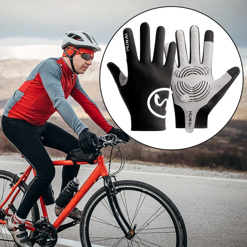 Bicycle  Anti Slip Half Full Finger Glove MTB Road Mountain Bike Touch Screen Mittens Cycling Gloves for Women Men 4