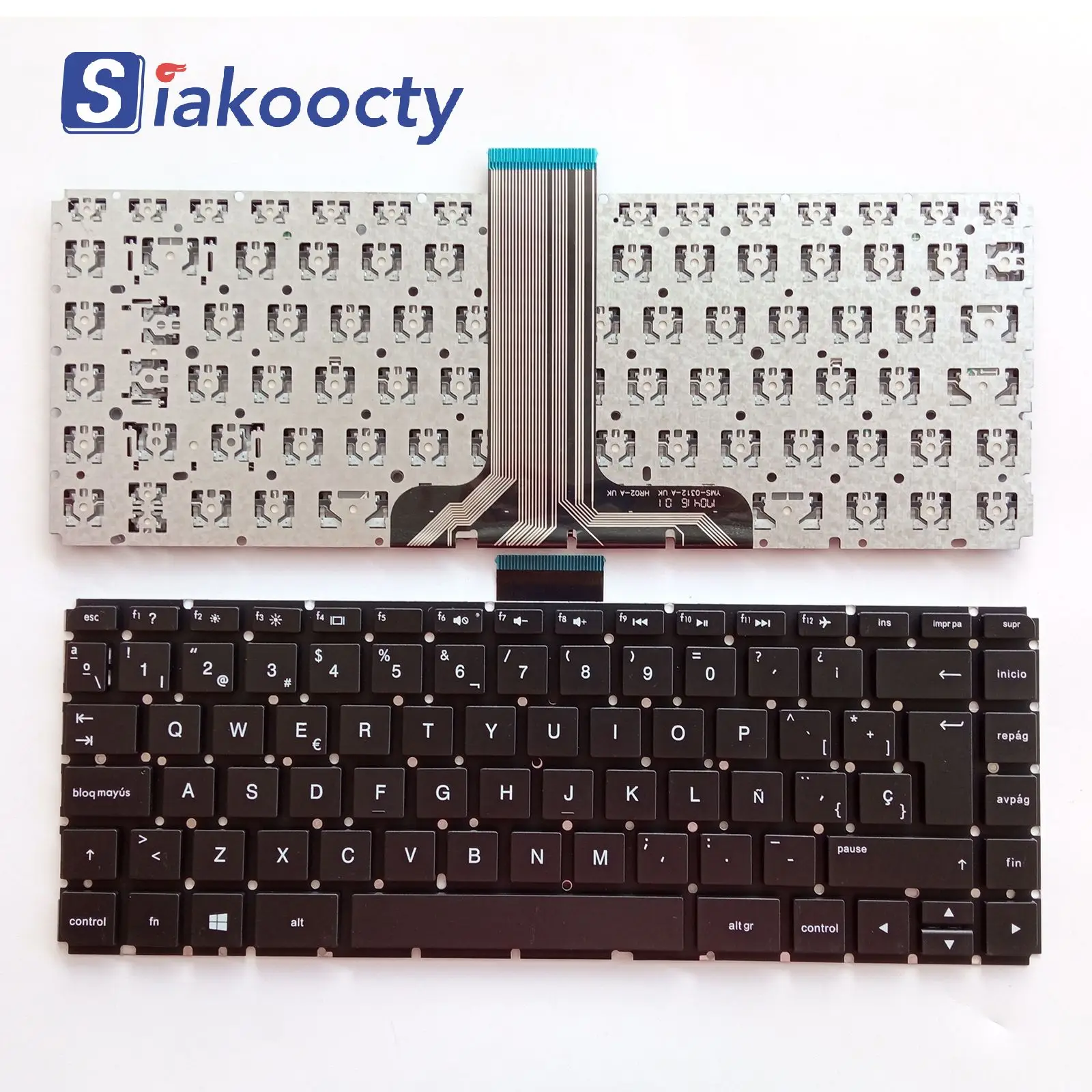 Per Hp Pavilion 13-S 13-S020Nr 13-S120Ds 13-S120Nr 13-S128Nr Tastiera Sp Nero