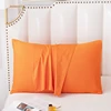 Pillow Case Pure Cotton Envelope Pillowcover High-Quality Solid Color Pillowcase Bedding Sleep Pillow Cover 1
