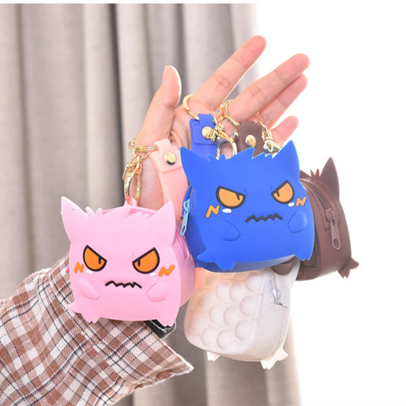 Pokemon mini pouch with hand strap Gengar cute accessory case Made in Japan