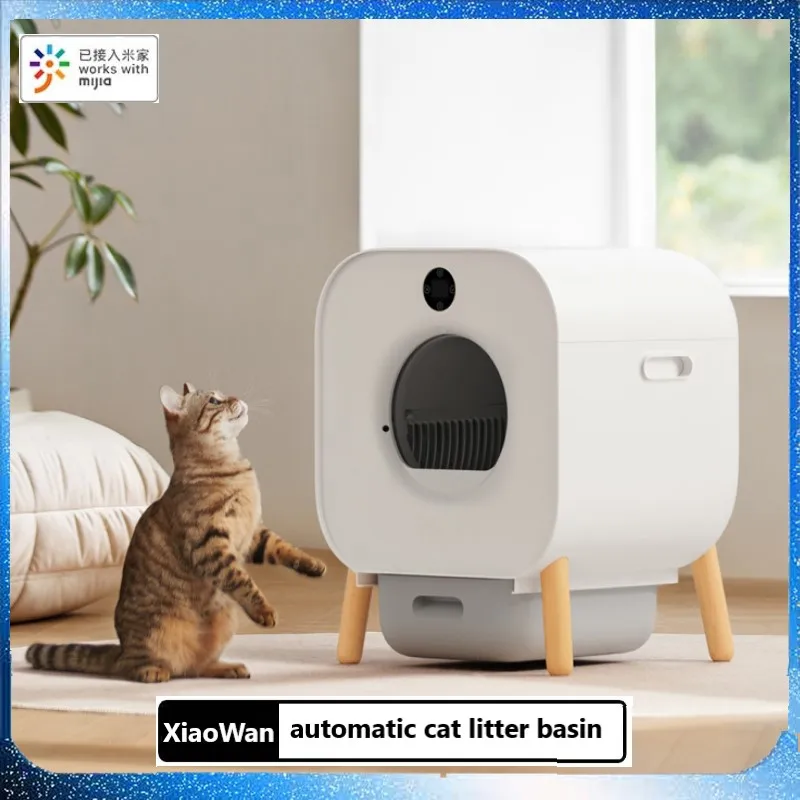 XiaoMiXiaoWanAutomaticSelfCleaningCatLitterBoxDetachableBedpan
