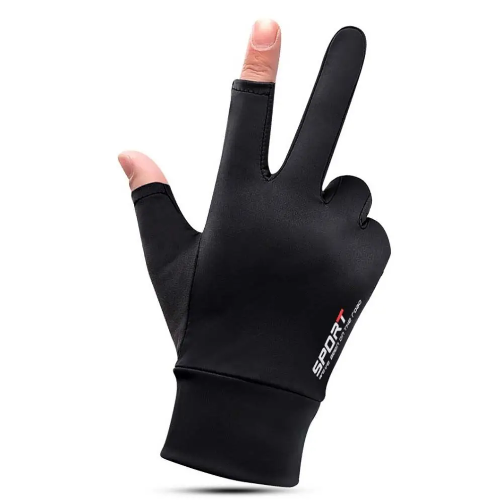 Sports Gloves Sunscreen Gloves Male Gloves Breathable Thin Anti UV Non Slip Motorcycle Gloves Touch Screen Gloves Outdoor Riding Racing Protective