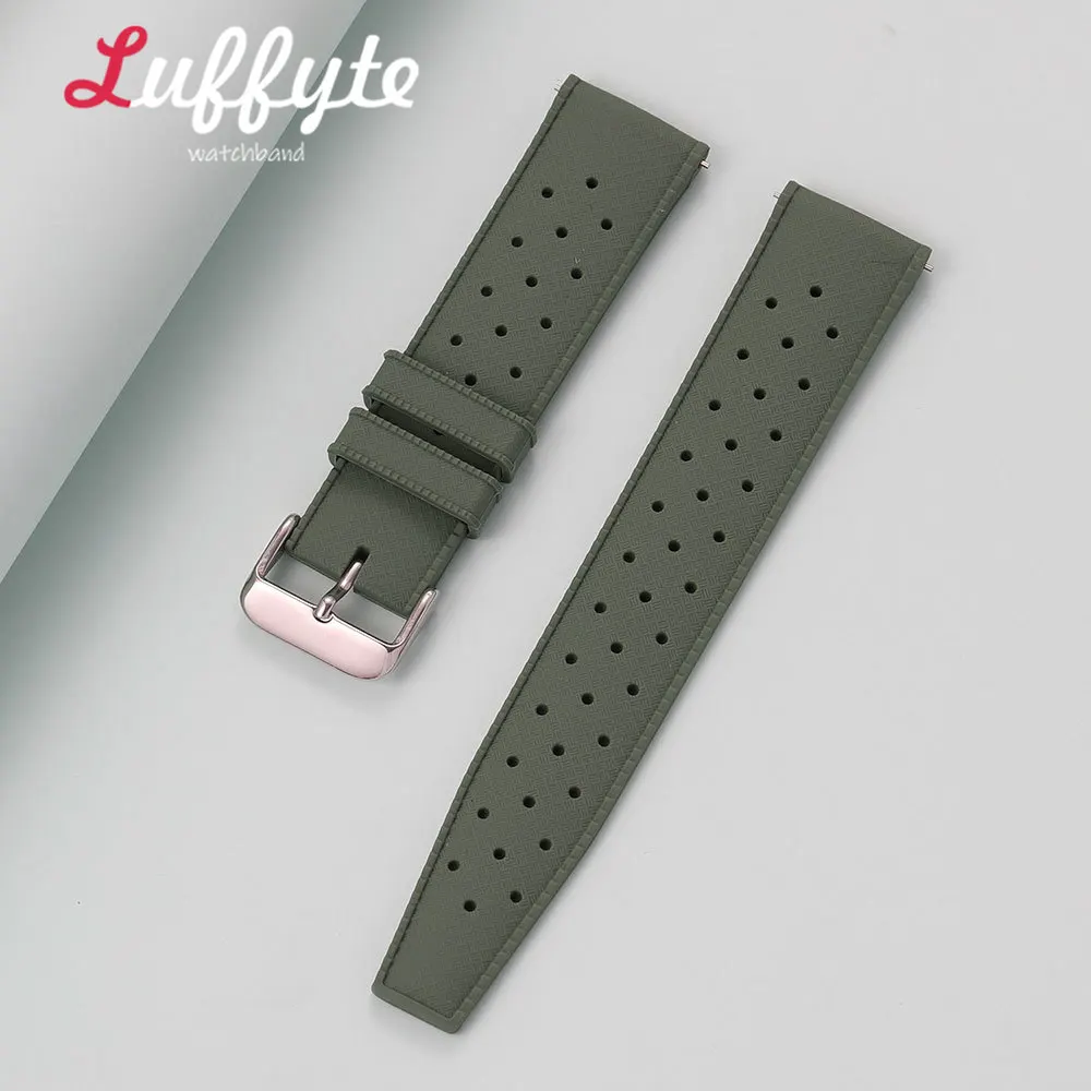 Universal Waterproof Silicone Watch Strap - Quick Release Replacement Band
