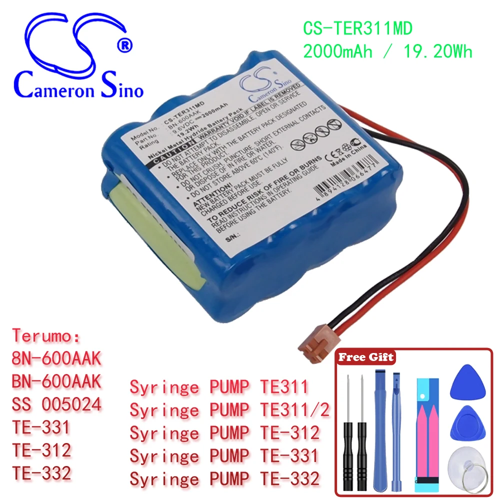 

Медицинский аккумулятор 2000 мАч/Вт-ч для шприцевого насоса Terumo TE311/2, шприцевой насос