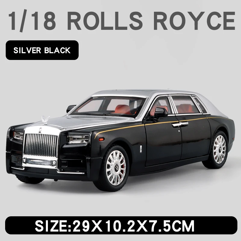 1:18 Rolls Royce Phantom Alloy Luxy Car Model Diecasts Metal