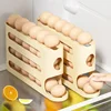 4-layer Transparent Slide Egg Storage Box Ladder Egg Box Storage Refrigerator Side Door Large Capacity Automatic Egg Roller 1