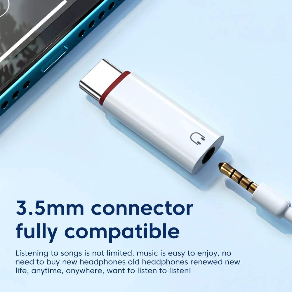 Type C To 3.5mm Headphone Adapter 3 5 Mm Jack Adapter for IPhone 15 Samsung Galaxy S23 S22 S21 Ultra S20 3.5mm AUX Cable Adapter BEST SELLERS