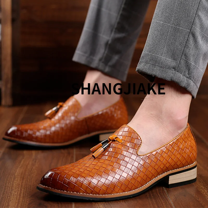 Leather Business Dress Shoes | Leather Oxford Shoes | Men's Dress Shoes -  Men's Oxford - Aliexpress