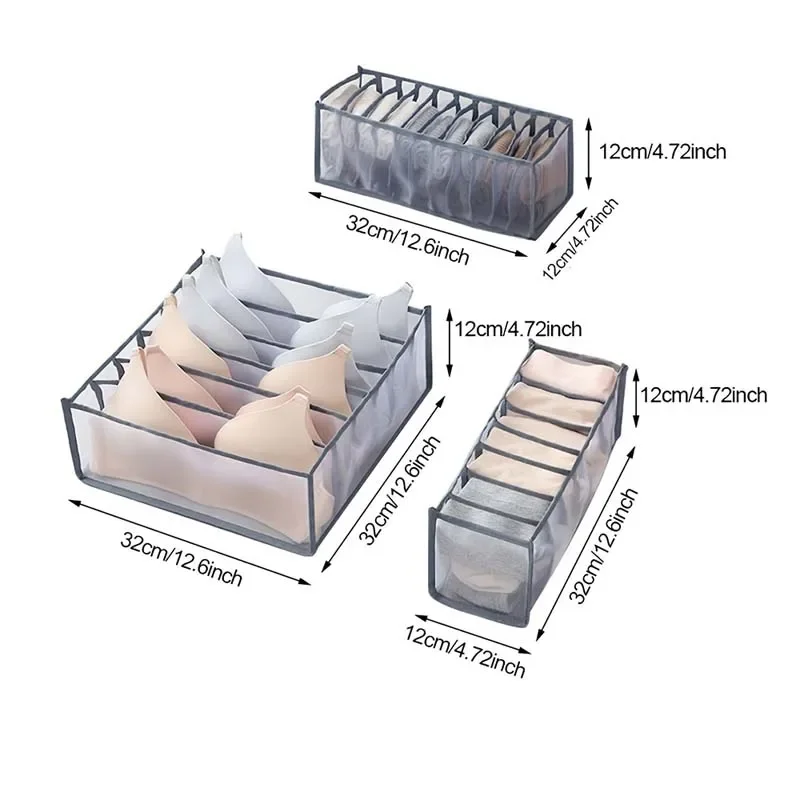 Panties Underwear Bra Sock Organizer Clothes Wardrobe Closet Clothing Organizer Box Organization System Divider Drawers