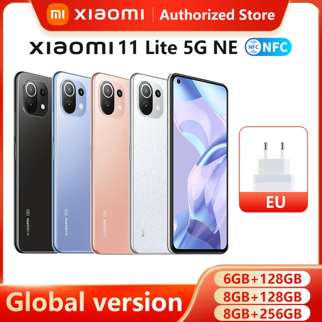 Global Version Xiaomi 11 Lite 5G NE 6GB 8GB 128GB 256GB NFC Smartphone Snapdragon 778G Octa