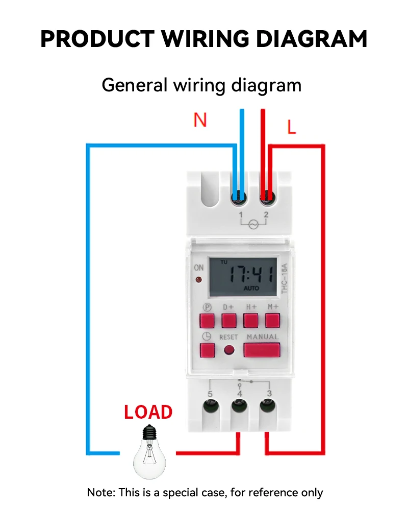GEYA Weekly Timer Switch Programmable Timer with Battery 7 Days