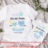 Personalized Father's Day Family Matching Outfits Custom Name Daddy Shirt Baby Bodysuit Family Clothes Fathers Day Gift Outfits 5