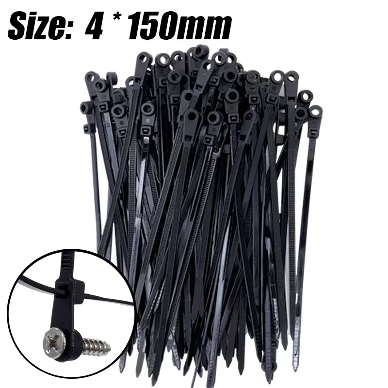 Fascette Fermacavi In Nylon Nere 370mm (14-1/2") – Pacco Da 500