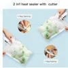 Mini Sealer Portable Mini Sealer 2 in 1 Heat Sealer For Snacks Home use rechargeable sealer Vacuum Sealer Snacks plastic bag 4