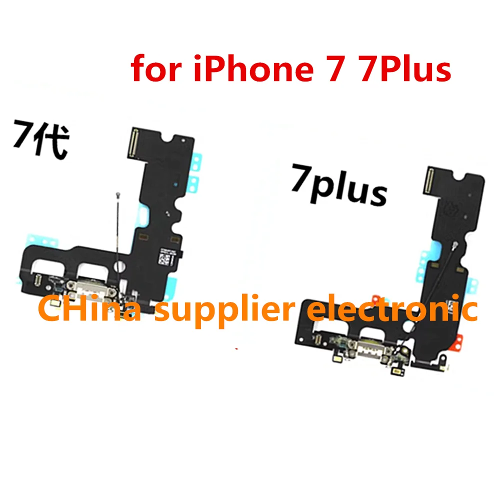 

5pcs For iPhone 7 7Plus Charger Flex Cable USB Charging Dock Connector Flex Ribbon Microphone Headphone Audio Jack MIC FlexCable