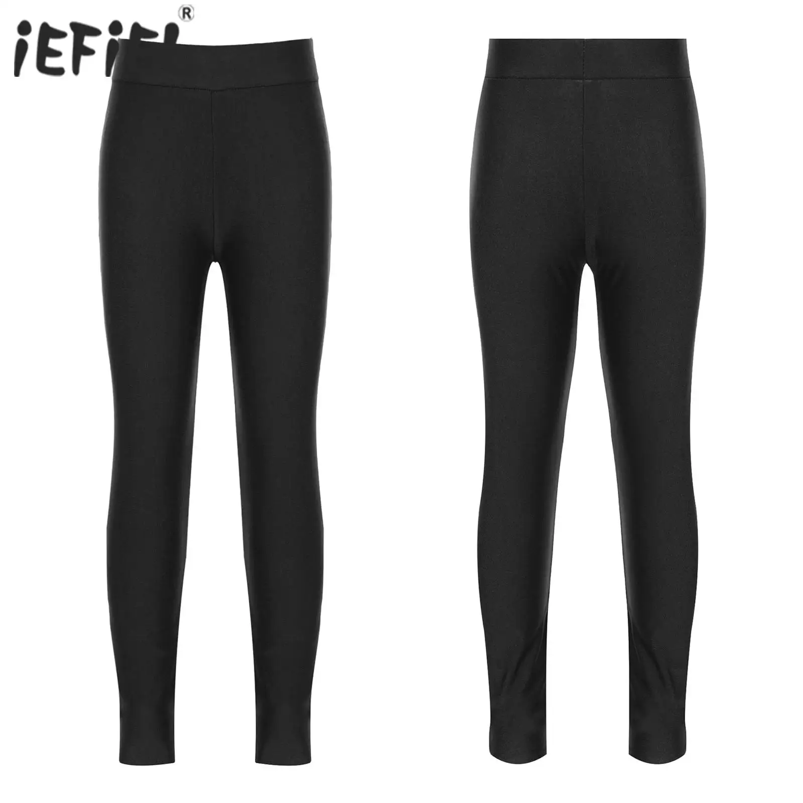 Sport Broek Leggings Voor Unisex Kids Jongens Meisjes Elastische Tailleband Broek Yoga Fitness Dans Badmode Voor Zwemmen Strand Baden