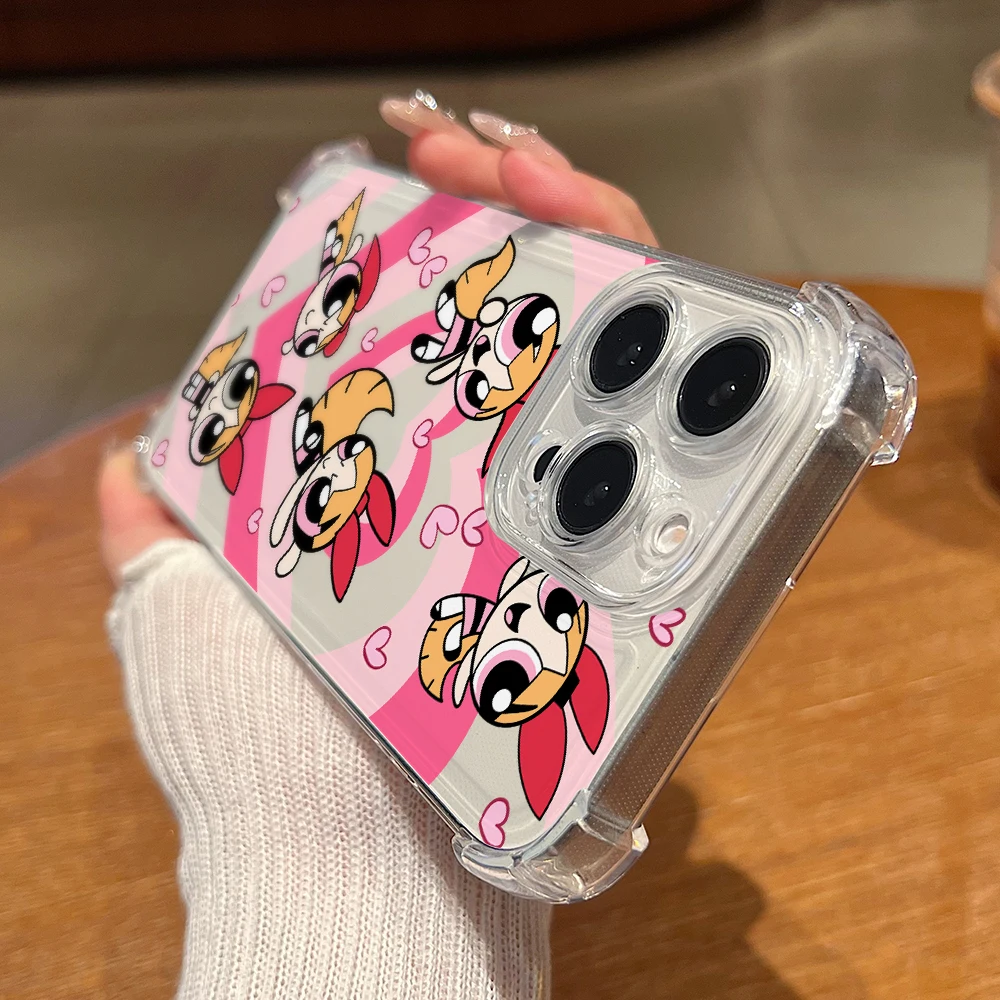 Cool Girl P-Powerpuffs Anti-Drop Phone Case Cover