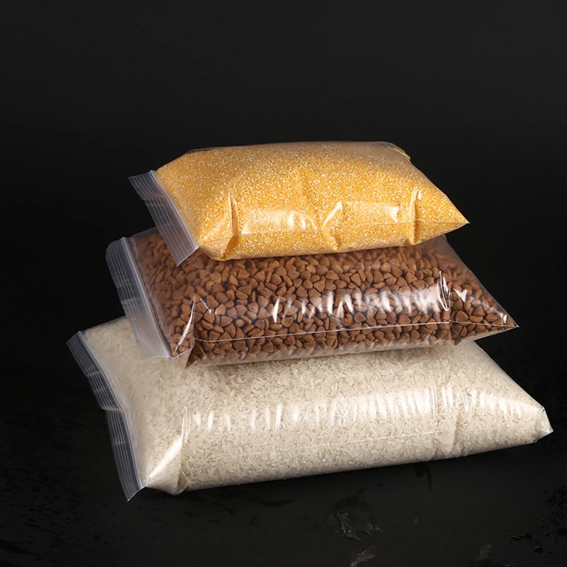 TETP 25Pcs Large Size Transparent Ziplock Plastic Bags Coat Sweater Blanket Packaging Storage Reclosable Food Seal Supplies 4