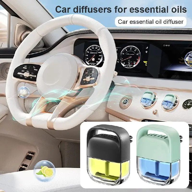 Auto Air Freshener Exhaust Clamp Essential Oil Auto Oil Disperser Disperser Perfume Essential Stick