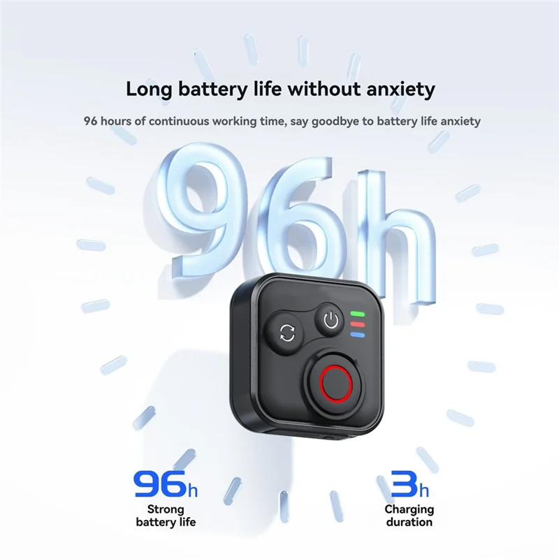Action Camera Accessory Action Camera Remote Control ABAC-Wireless Bluetooth Action Camera Remote Control With Wrist Strap For Insta360 X5/X4/ACE Pro Gopro Hero 13-8 Series
