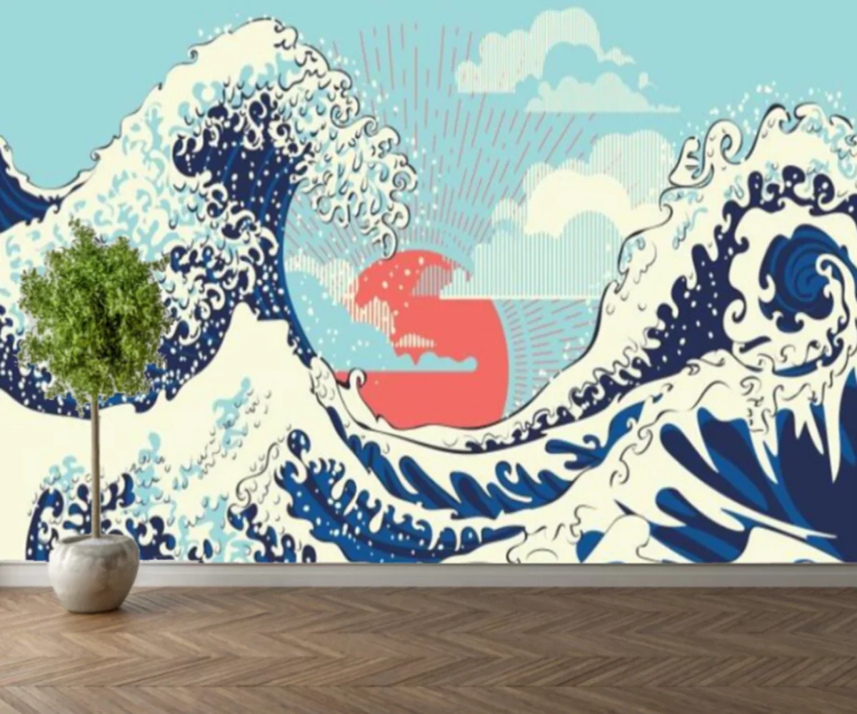 цена Photo 3d Wallpaper Abstract waves 3D Living Room TV Backdrop Custom wallpapers home decor papel de parede 3d