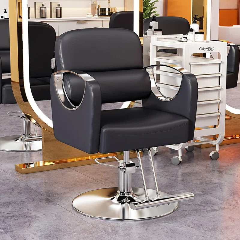 Hair Vanity Barber Chairs Esthetician Recliner Swivel Barber Chairs BeautyBarbershop Silla De Barberia Tattoo Furniture