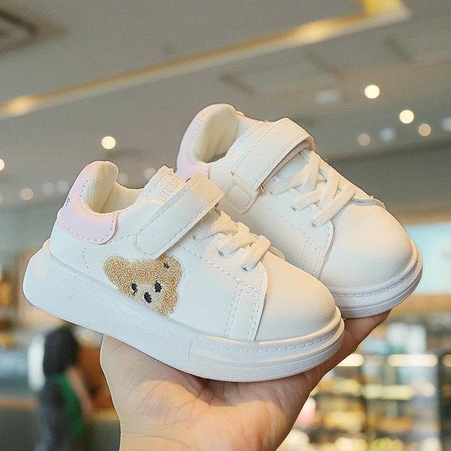 Cute Bear Girls | Girls Sneakers | Bear Children Sneakers - Cute -