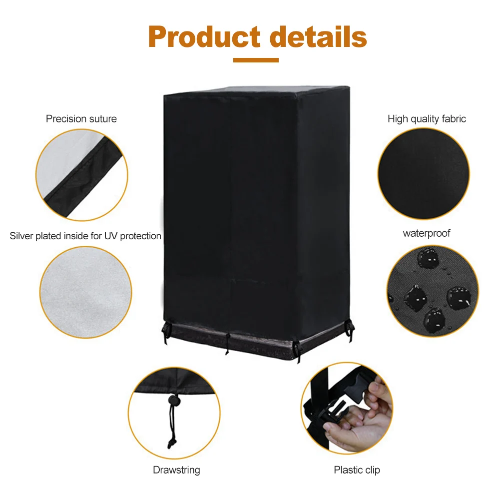 Grill cover Rip-Proof UV & Water-Resistant BBQ Grill Square furniture protective cover BBQ dust cloth cover Outdoor Grill Cover