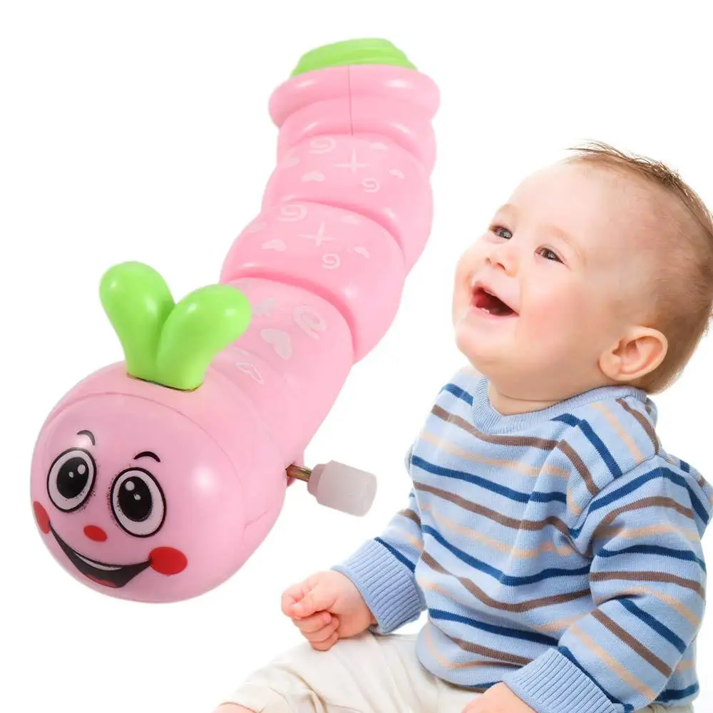 

Wind Up Fun for Baby Kids Funny Clockwork Clockwork Toys Clockwork Caterpillar Toy Winding Toys Rainbow Caterpillar Shape Toys