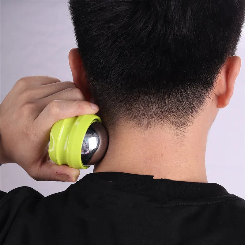 52mm GrisStainless Steel Massage Ball Foot Massager Muscle Machine