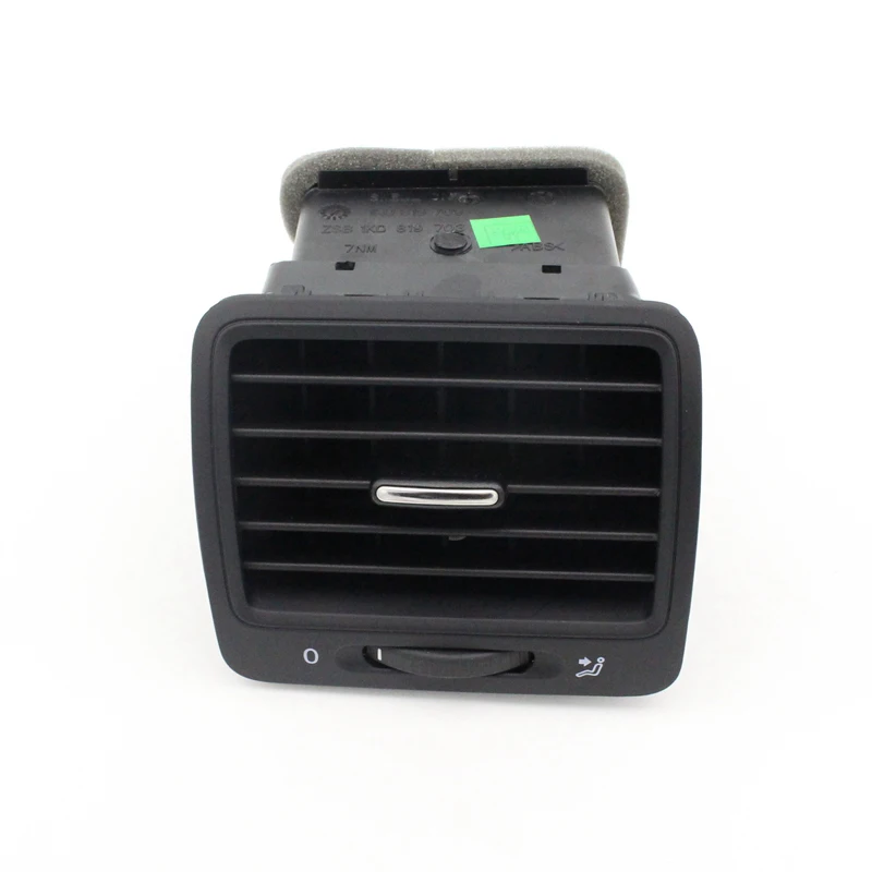 Ruili144 1 For VW Jetta MK5 골프 5 Rabbit 2004-2011 블랙 대시 보드 공기 배출구 에어 컨디셔닝 배출구 공기 신선한 창