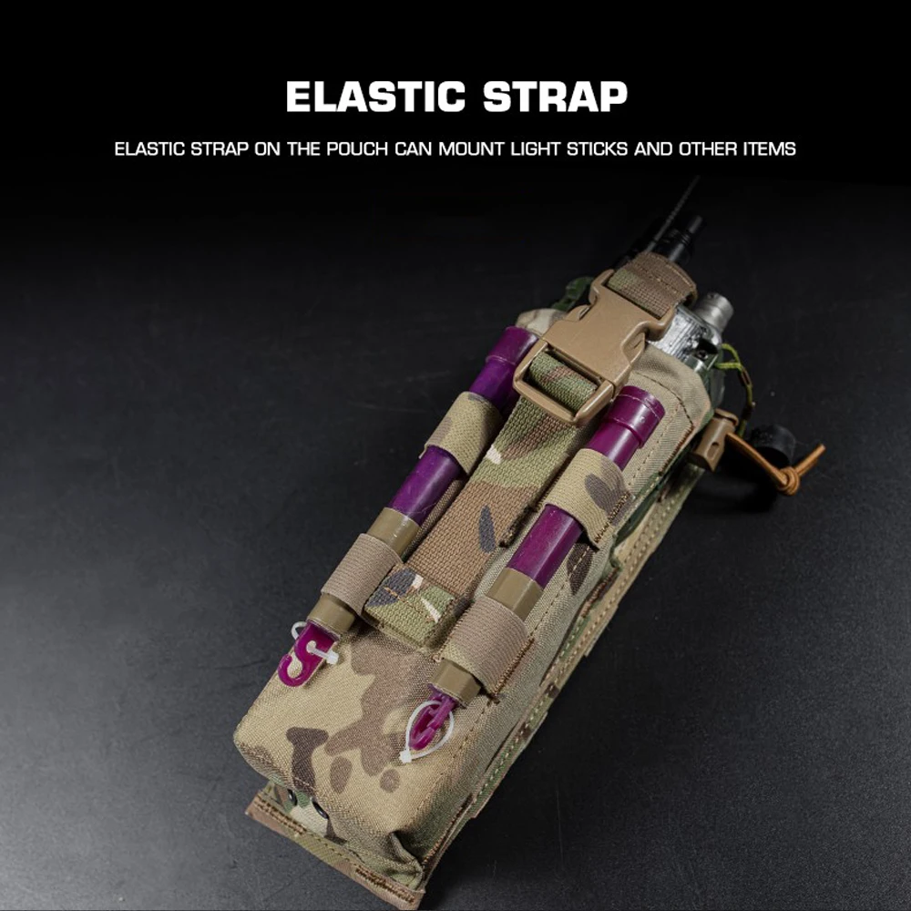 Radio Pouch Walkie-Talkie Bag PRC 152 Drop-down Radios Outdoor Tool MOLLE Belt Pouches for Hunting Vest Plate Carrier 4