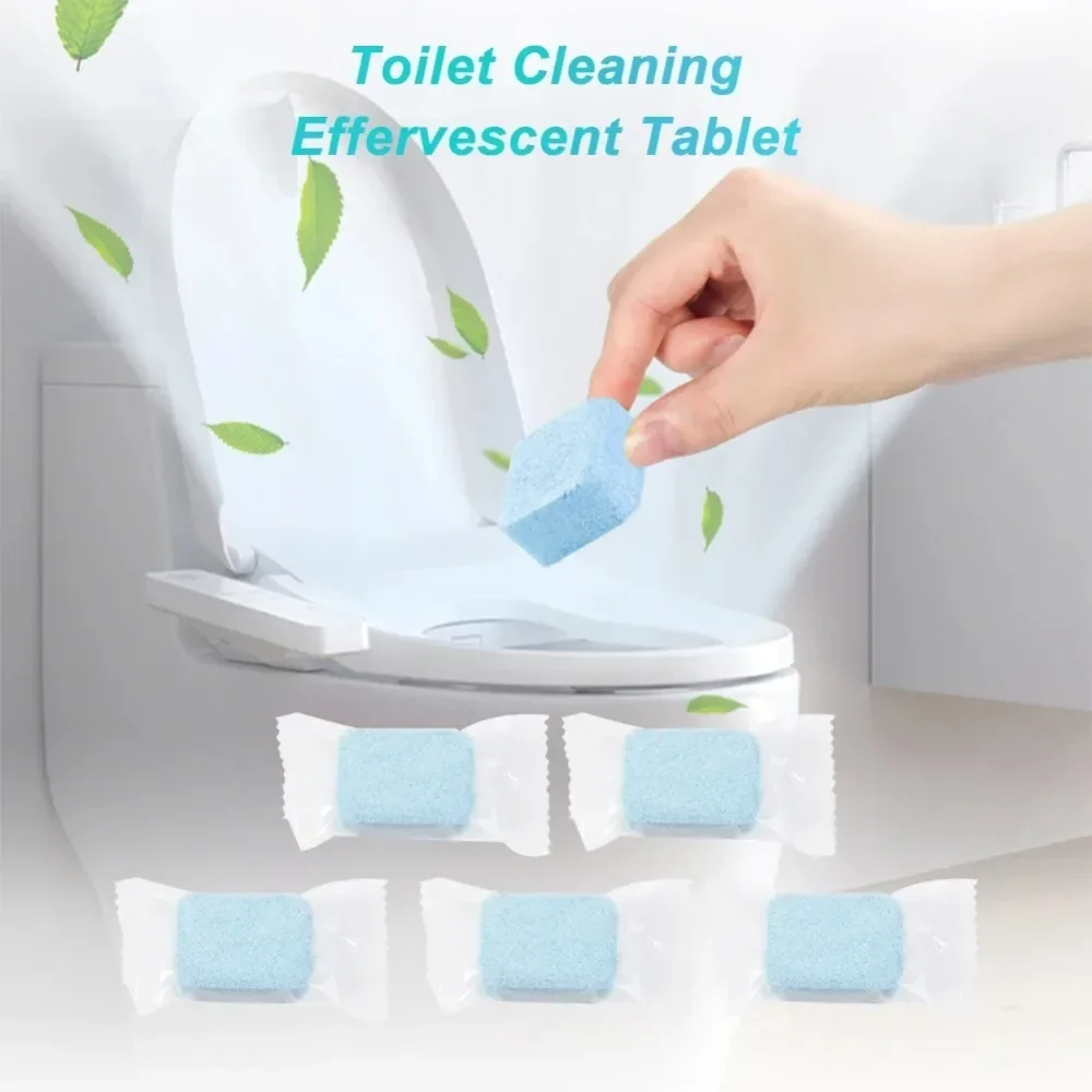 Toilet Cleaner Tablets Toilet Cleaner Toilet Cleaning Effervescent Tablets Fully Automatic Detergent Deodorant Urine Stains Yellow Dirt Cleanliness Home Fragrance