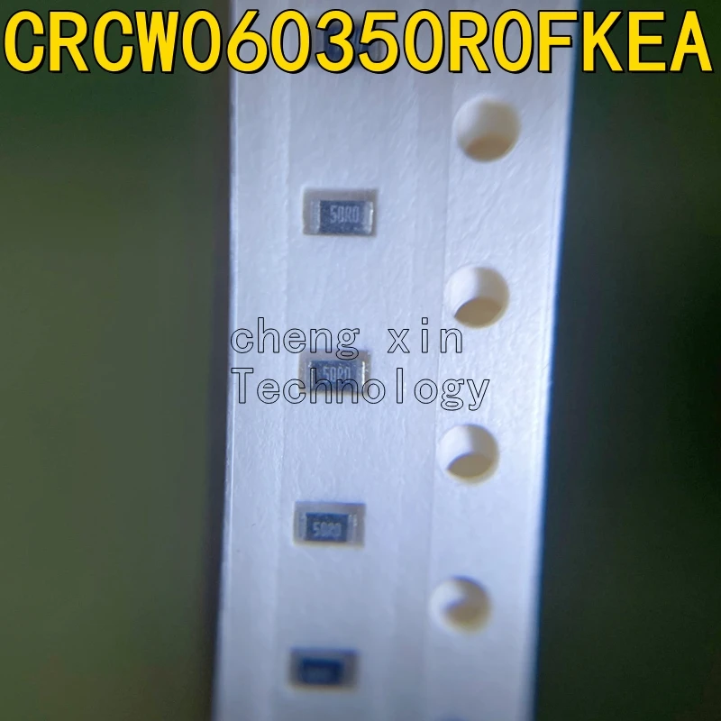

Новинка, оригинальные толстые пленочные резисторы CRCW060350R0FKEA 50 шт., 5 шт., 20 шт., 50Ω ± 1% 100 мВт, чиповый резистор, шелкография: 50R0 CRCW060350