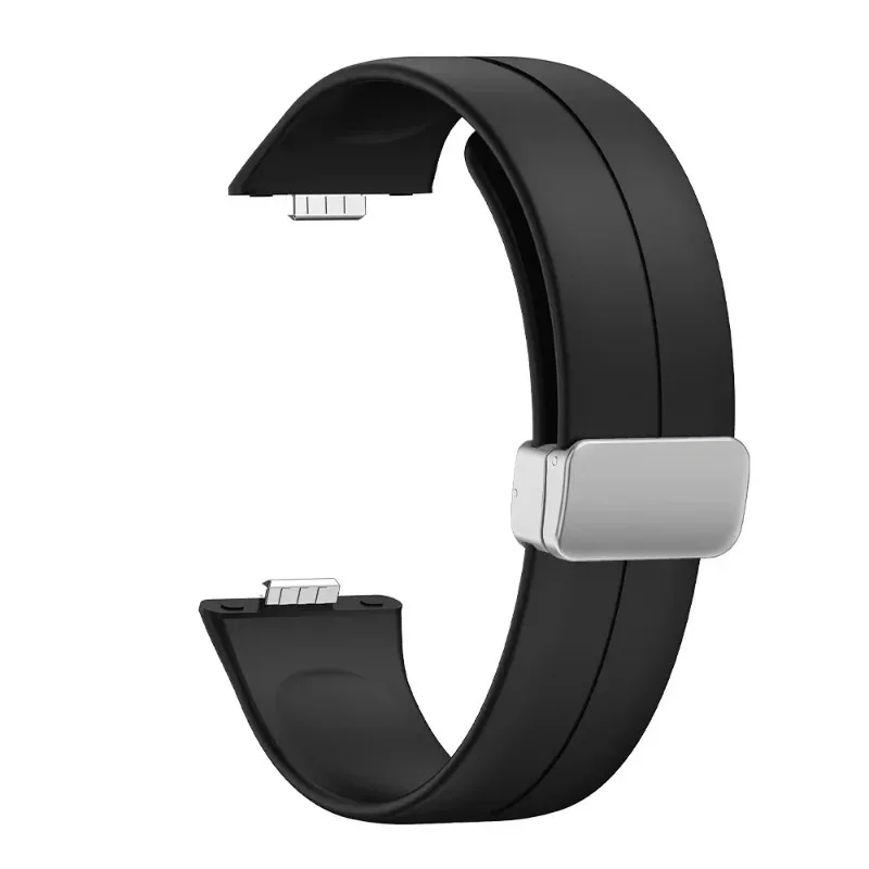 Magnetic Buckle Silicone Sports Wristband Bracelet